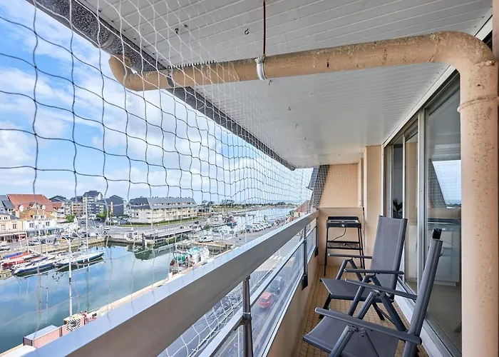 Le Tikahupo - Appt Vue Sur Le Port Apartman Courseulles-sur-Mer